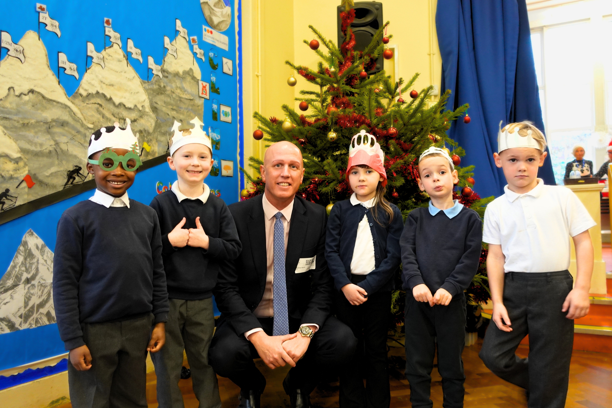 Sir Edmund Hillary Christmas photo 2