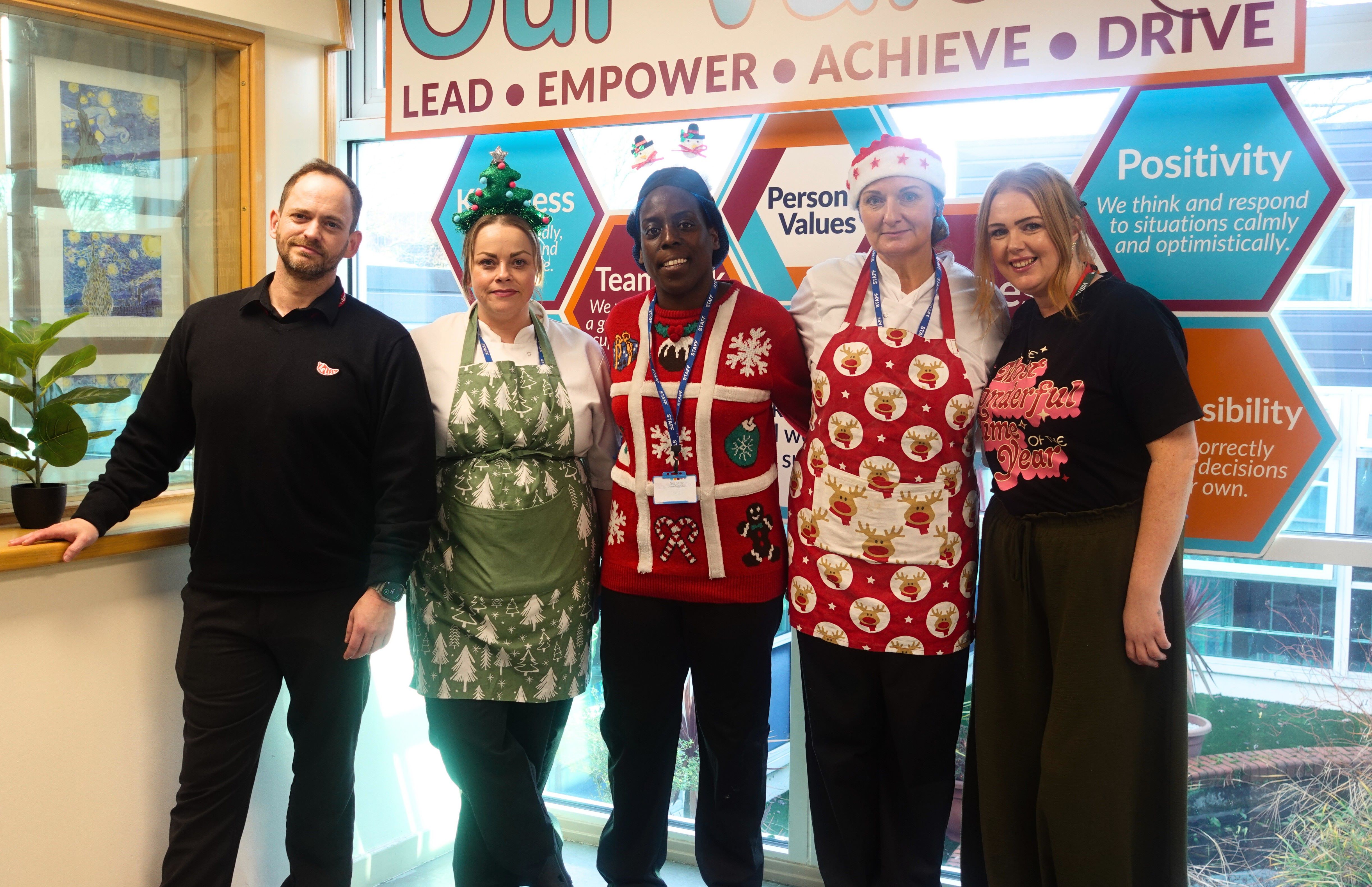 Christmas meal at St Anns with Relish team