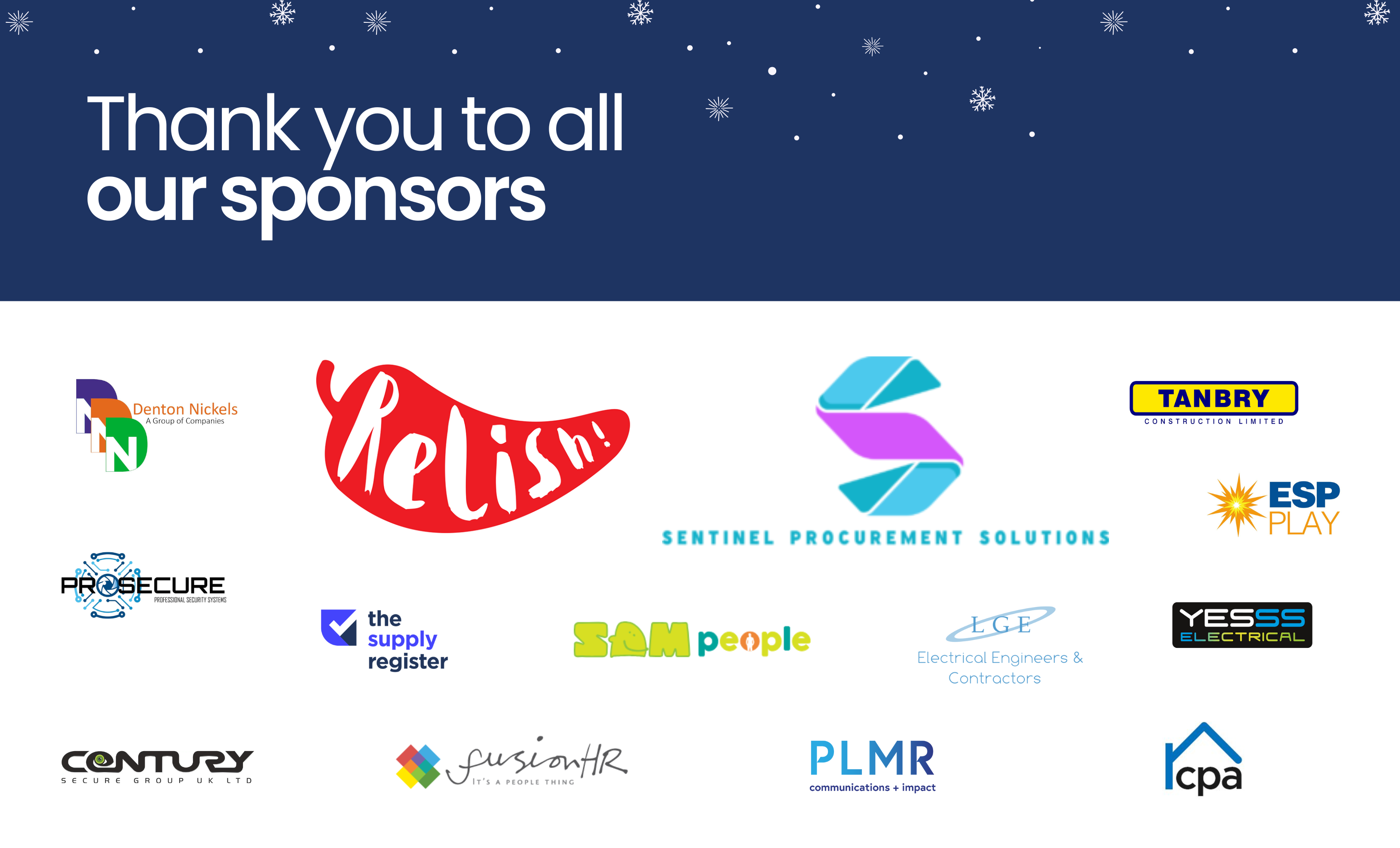 Sponsors thank you post – animation